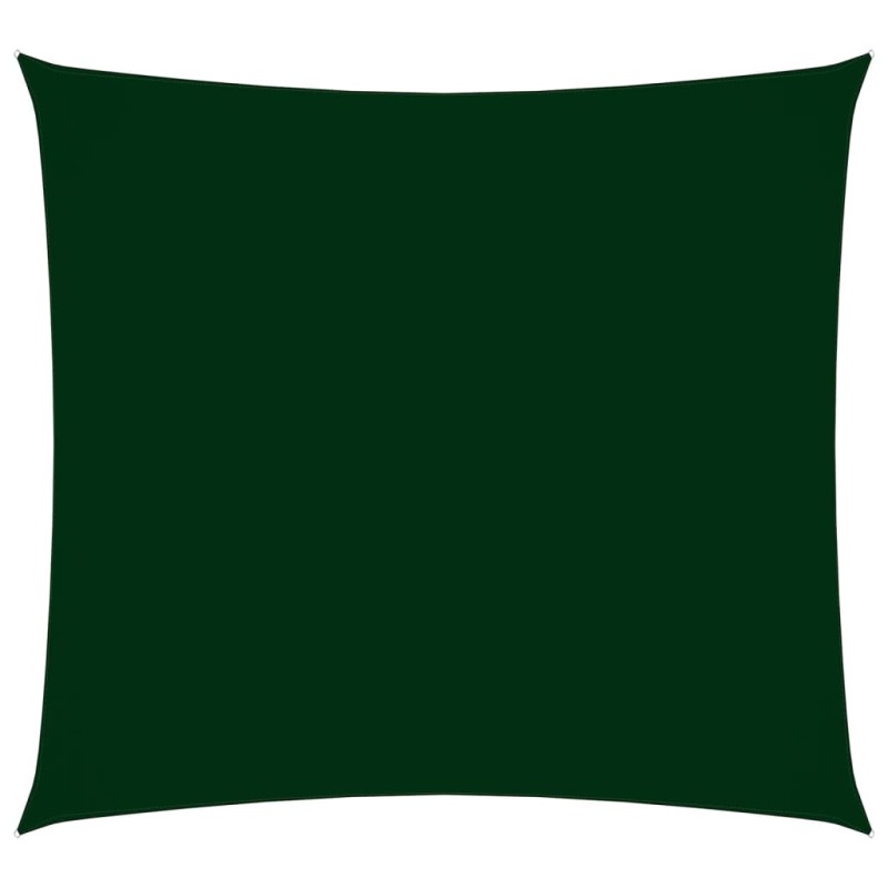 Para-sol estilo vela tecido oxford quadrado 3x3 m verde-escuro-Guarda-sóis e telas de varanda-Home Retail