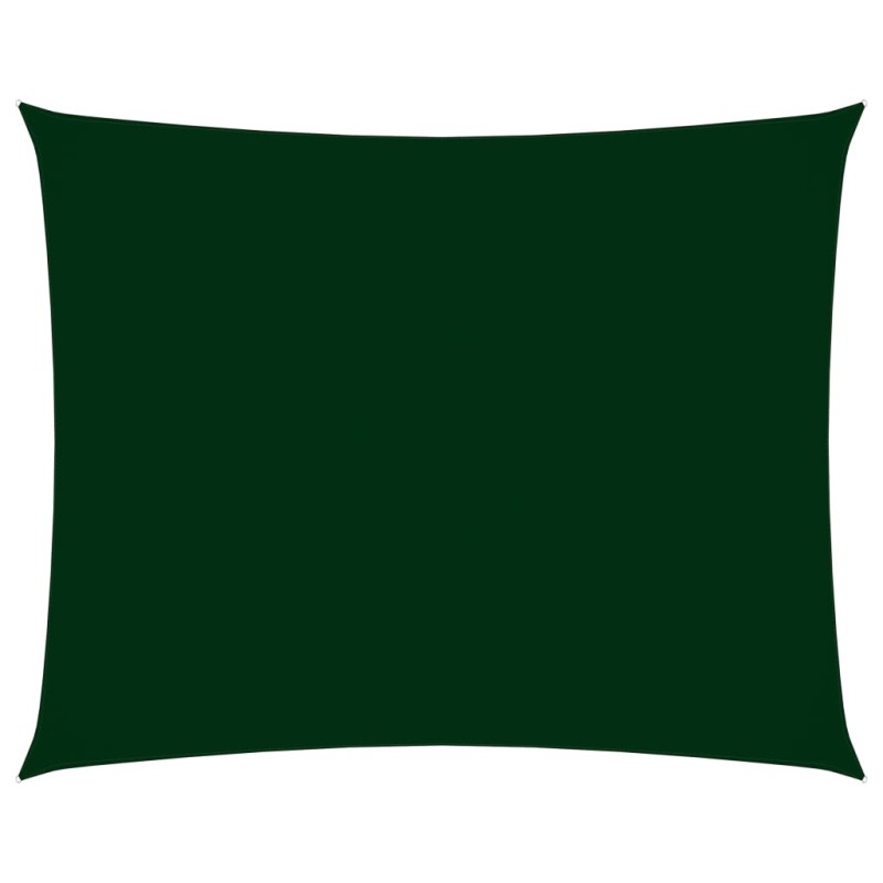 Para-sol vela tecido oxford retangular 3,5x5 m verde-escuro-Guarda-sóis e telas de varanda-Home Retail