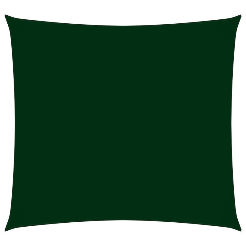 Para-sol estilo vela tecido oxford quadrado 7x7 m verde-escuro-Guarda-sóis e telas de varanda-Home Retail