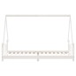 Estrutura de cama infantil 90x200 cm pinho maciço branco