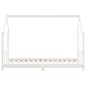 Estrutura de cama infantil 90x190 cm pinho maciço branco