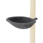 Árvore p/ gatos c/ postes arranhadores sisal 95 cm cinza-escuro