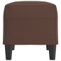 Banco 70x35x41 cm couro artificial castanho