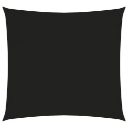 Para-sol estilo vela tecido oxford quadrado 3x3 m preto