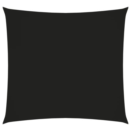 Para-sol estilo vela tecido oxford quadrado 3x3 m preto