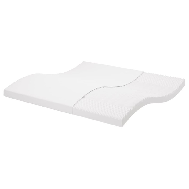 Colchão de espuma 200x200 cm 7 zonas dureza 20 ILD branco-Colchões-Home Retail