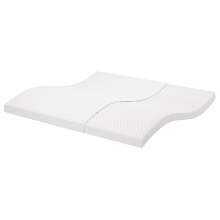 Colchão de espuma 200x200 cm 7 zonas dureza 20 ILD branco