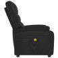 Poltrona de massagens couro artificial preto