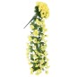 Grinaldas de flores artificiais 3 pcs 85 cm amarelo