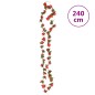 Grinaldas de flores artificiais 6 pcs 240 cm vermelho