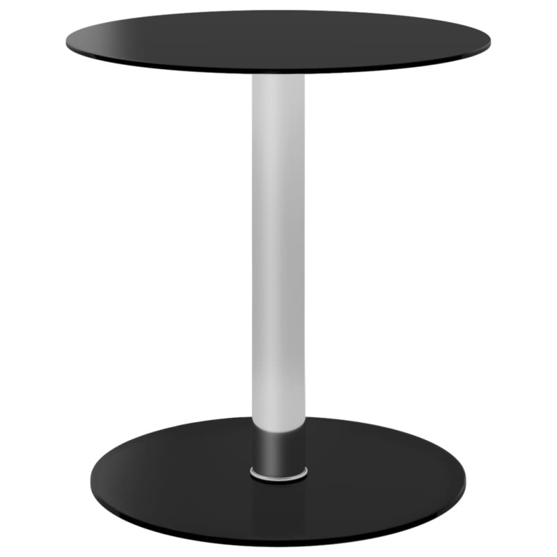 VidaXL Mesa de centro 40 cm vidro temperado preto-Mesas de centro-Home Retail