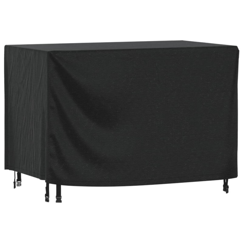 Capa p/ mobiliário jardim 140x70x90 cm impermeável 420D preto-Capas para móveis de jardim-Home Retail