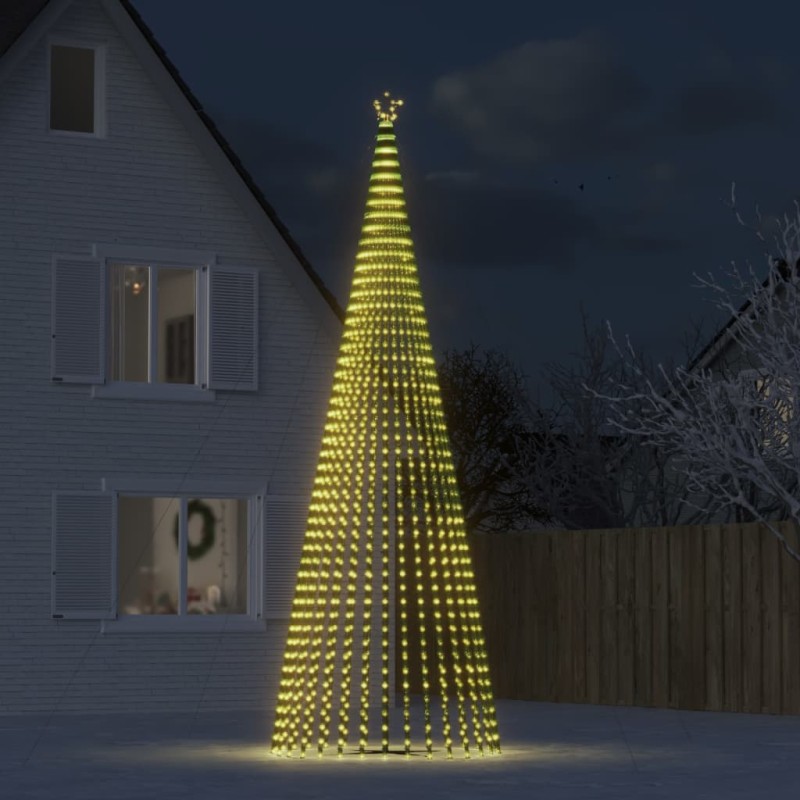 Iluminação p/ árvore de Natal cone 1544 LED 500cm branco quente-Luzes de Natal-Home Retail