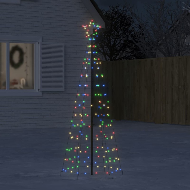 Iluminação p/ árvore de Natal c/ estacas 220 LED 180cm colorido-Luzes de Natal-Home Retail