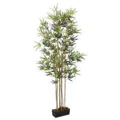 Árvore de bambu artificial 368 folhas 80 cm verde