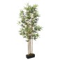 Árvore de bambu artificial 368 folhas 80 cm verde