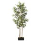 Árvore de bambu artificial 368 folhas 80 cm verde