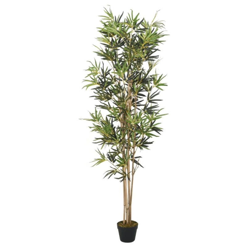 Árvore de bambu artificial 1104 folhas 180 cm verde-Flores sintéticas-Home Retail