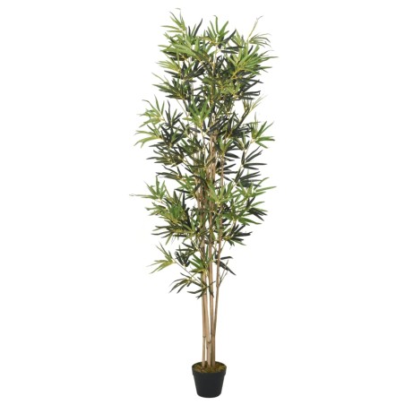 Árvore de bambu artificial 1104 folhas 180 cm verde