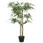 Árvore de bambu artificial 380 folhas 80 cm verde