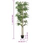 Árvore de bambu artificial 988 folhas 150 cm verde