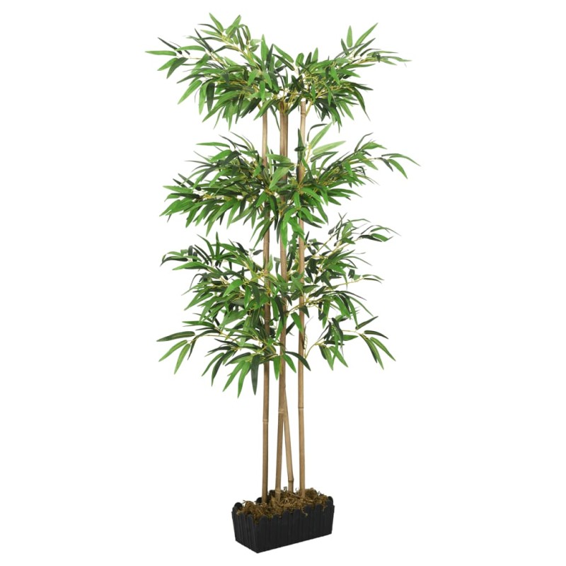 Árvore de bambu artificial 988 folhas 150 cm verde-Flores sintéticas-Home Retail