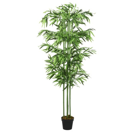 Árvore de bambu artificial 576 folhas 150 cm verde