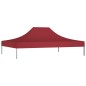 Teto para tenda de festas 4,5x3 m 270 g/m² bordô