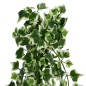 Planta suspensa artificial 12 pcs 339 folhas 90 cm verde/branco