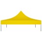 Teto para tenda de festas 3x3 m 270 g/m² amarelo