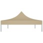 Teto para tenda de festas 4,5x3 m 270 g/m² bege