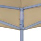 Teto para tenda de festas 4,5x3 m 270 g/m² bege