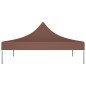 Teto para tenda de festas 2x2 m 270 g/m² castanho