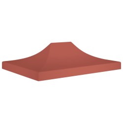 Teto para tenda de festas 4,5x3 m 270 g/m² terracota