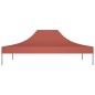 Teto para tenda de festas 4,5x3 m 270 g/m² terracota