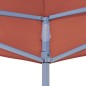 Teto para tenda de festas 4,5x3 m 270 g/m² terracota