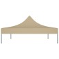 Teto para tenda de festas 4x3 m 270 g/m² bege