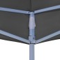 Teto para tenda de festas 4,5x3 m 270 g/m² antracite