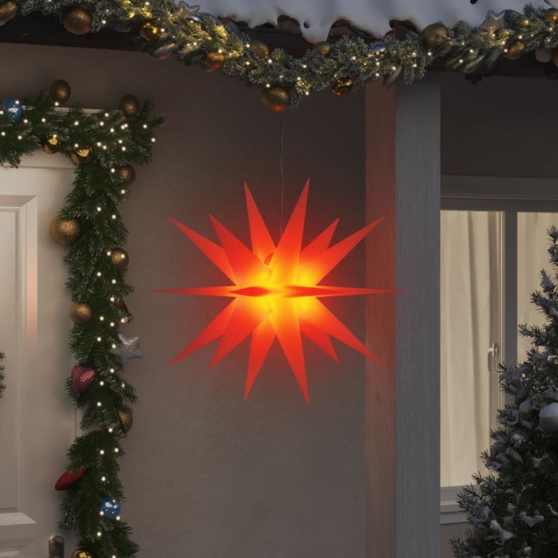 Luz de Natal com LED dobrável 100 cm vermelho-Luzes de Natal-Home Retail