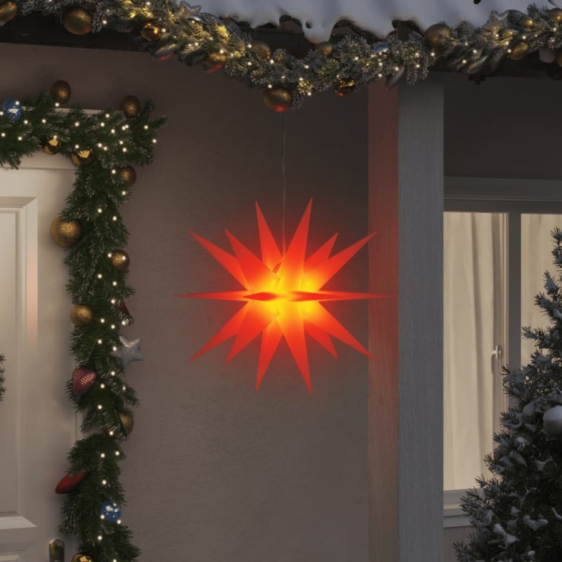 Luz de Natal com LED dobrável 57 cm vermelho-Luzes de Natal-Home Retail