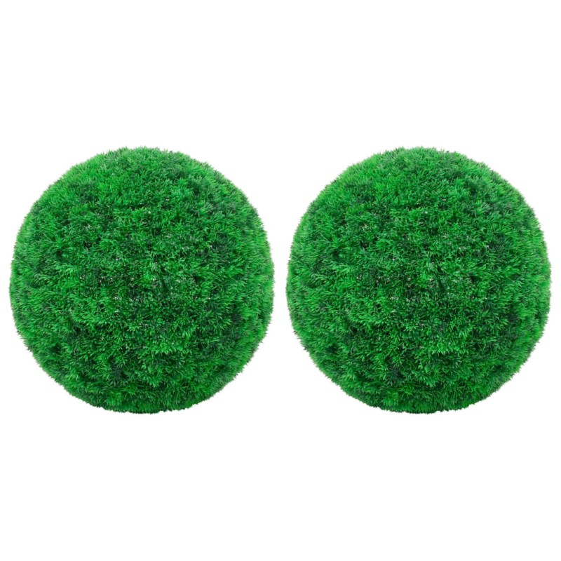 Bolas de buxo artificiais 2 pcs 45 cm-Flores sintéticas-Home Retail