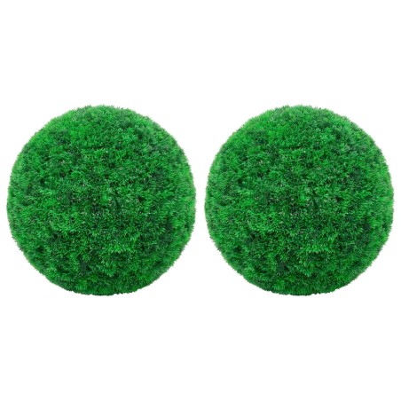 Bolas de buxo artificiais 2 pcs 45 cm