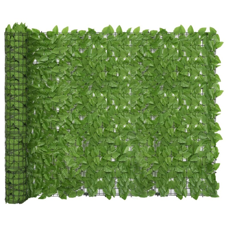 Tela de varanda com folhas verdes 400x150 cm-Guarda-sóis e telas de varanda-Home Retail