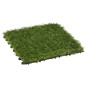 Ladrilhos de relva artificial 22 pcs 30x30 cm verde