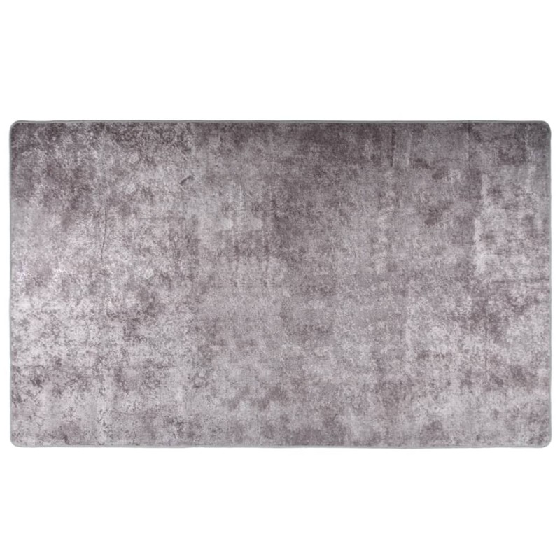 Tapete lavável antiderrapante 120x170 cm cinzento-Tapetes-Home Retail