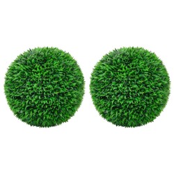 Bolas de buxos artificiais 2 pcs 55 cm