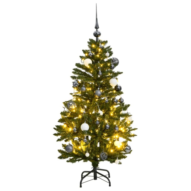 Árvore Natal artificial articulada c/ 150 luzes LED+bolas 150cm-Árvores de Natal-Home Retail