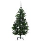 Árvore Natal artificial articulada c/ 150 luzes LED+bolas 150cm