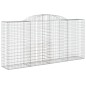 Cestos gabião arqueados 7pcs 300x50x140/160cm ferro galvanizado