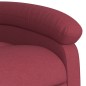 Poltrona de massagens reclin. elevatória tecido vermelho tinto